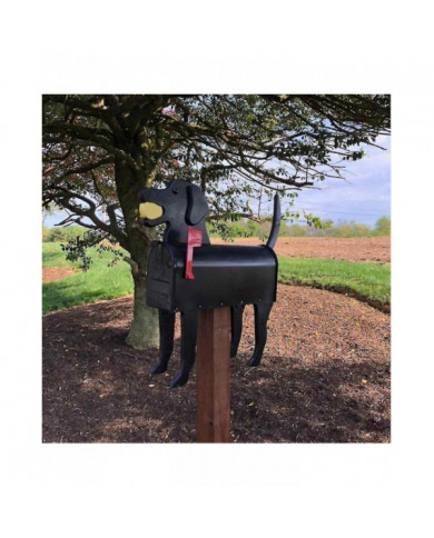 Boîte postale de chien et de cochon résistant aux intempéries pour la cour de ferme Patio Mailbox Outdoor
