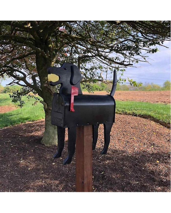 Boîte postale de chien et de cochon résistant aux intempéries pour la cour de ferme Patio Mailbox Outdoor