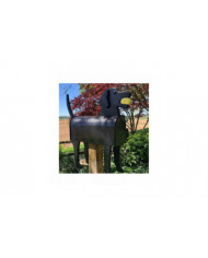 Boîte postale de chien et de cochon résistant aux intempéries pour la cour de ferme Patio Mailbox Outdoor