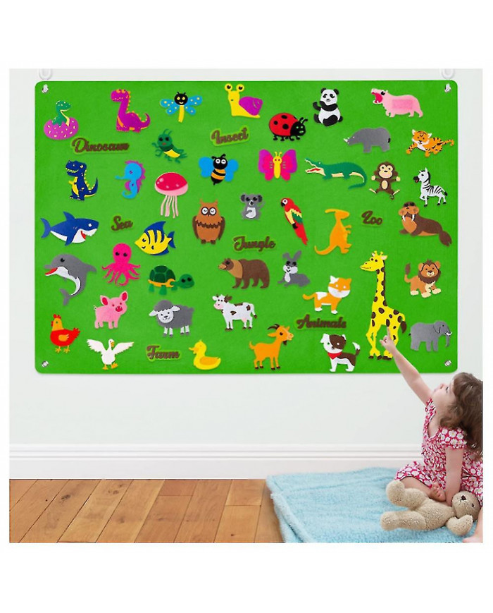 Flanelle feutre-story-board Set pour les tout-petits Grande activité de suspension murale Storyboard Baby Early [...]