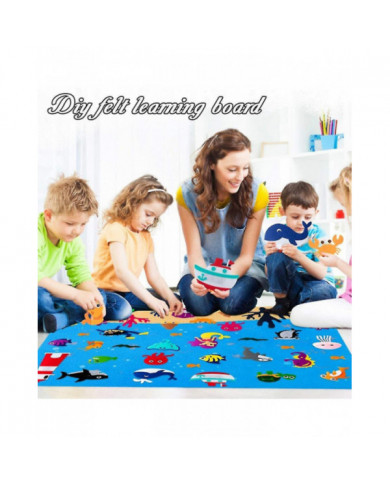 Flanelle feutre-story-board Set pour les tout-petits Grande activité de suspension murale Storyboard Baby Early [...]