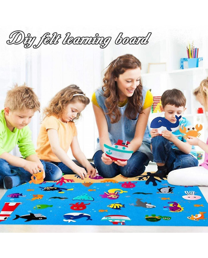 Flanelle feutre-story-board Set pour les tout-petits Grande activité de suspension murale Storyboard Baby Early [...]