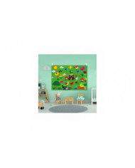 Flanelle feutre-story-board Set pour les tout-petits Grande activité de suspension murale Storyboard Baby Early [...]