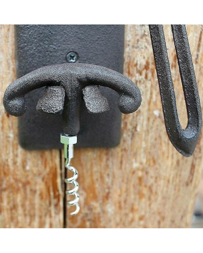 Mur Monté Tire-bouchon Européen Rétro Fonte Artisanat Accueil Utilisation Tire-Liège Cuisine Bar Comptoir Décoration