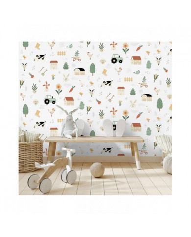 My Kingdom Country Farm Multi Wallpaper Muriva M51507