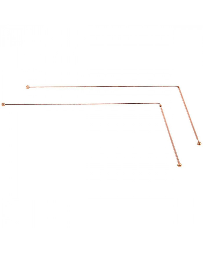 Baguettes de radiesthésie en cuivre - 99,9% cuivre pur 2PCS Baguettes de divination Détecteur de sorcières d’eau [...]