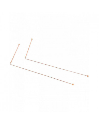 Baguettes de radiesthésie en cuivre - 99,9% cuivre pur 2PCS Baguettes de divination Détecteur de sorcières d’eau [...]