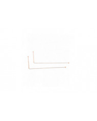 Baguettes de radiesthésie en cuivre - 99,9% cuivre pur 2PCS Baguettes de divination Détecteur de sorcières d’eau [...]