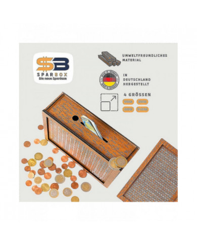 4 Tailles Boîte D’épargne Tirelires Avec Des Objectifs D’épargne Et Des Nombres À Cocher Hk