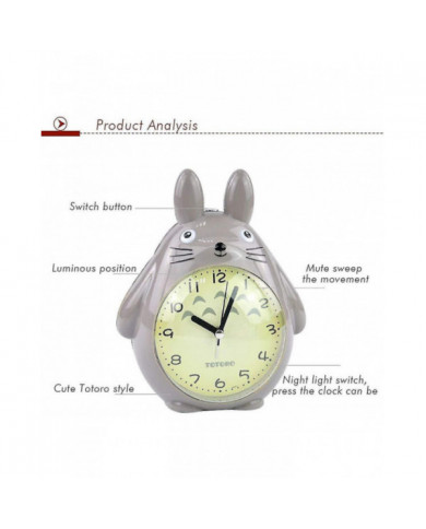 Pour le thème Totoro, Snooze Function Silent And Led Night Light Clocks Meilleur cadeau pour les enfants [...]