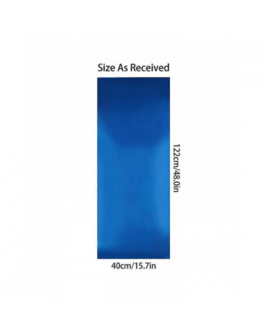 Miroir auto-adhésif 40 x 122cm Miroir adhésif flexible Miroir T