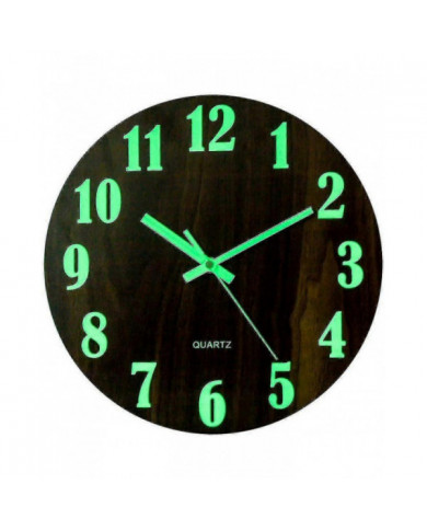 2024 Nouvelle horloge murale lumineuse, horloge murale silencieuse décorative moderne, grand cadran avec 30cm