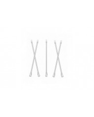 5pcs Blind Wand Stores Stores Verticaux Pièces De Rechange Tige Aveugle avec Crochets De Queue