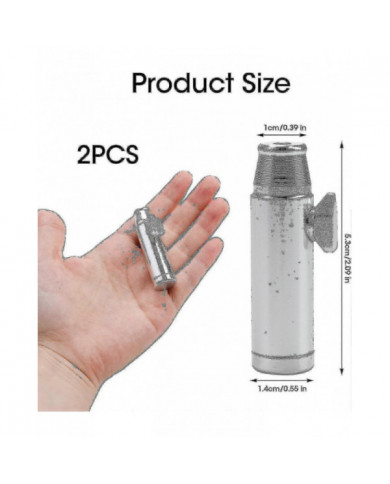 Distributeur Distributeur Aluminium Sniff Tabatière Bullet Discret Et Hygiénique 53 Mm Boule Plate En Forme De [...]