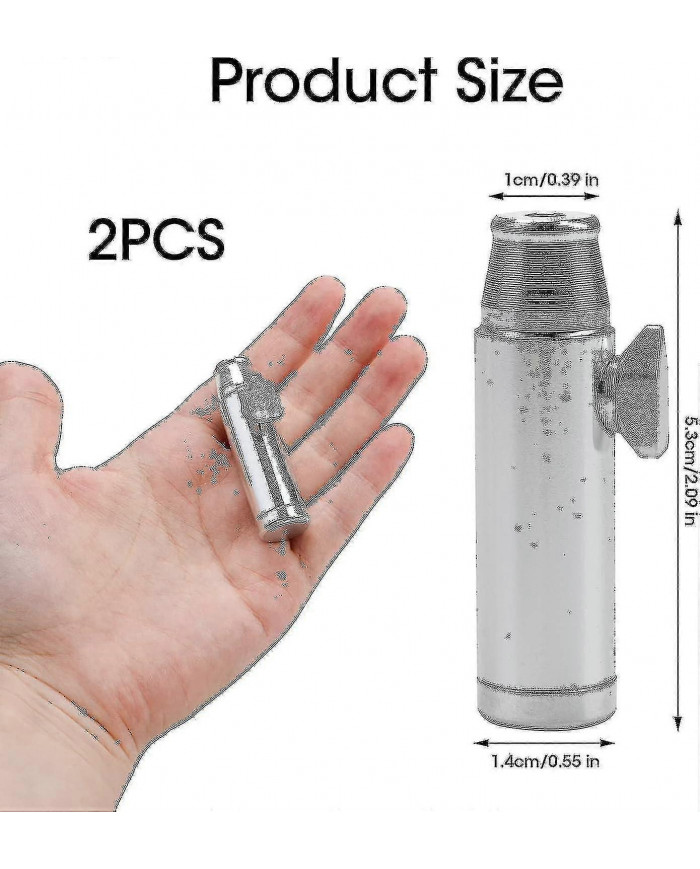 Distributeur Distributeur Aluminium Sniff Tabatière Bullet Discret Et Hygiénique 53 Mm Boule Plate En Forme De [...]