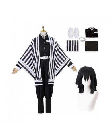 Anime Demon Slayer Iguro Obanai Kimetsu No Yaiba Tanjirou White Snake Perruque Kimono Adulte Halloween Party [...]