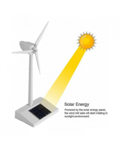 Jouet d’éolienne à énergie solaire, Jouet pour enfants d’éoliennes à énergie solaire, Modèle miniature Éolienne à [...]