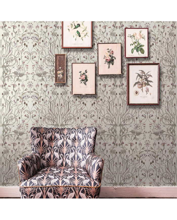 Le Château par Angel Strawbridge Le Jardin de Fleurs Sauvages Papier Peint