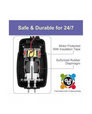 Aérateur d’étang de haute qualité Pompe à air d’étang Koi pour étang Jusqu’à 1000 gallons Dégivreur d’étang Kit [...]