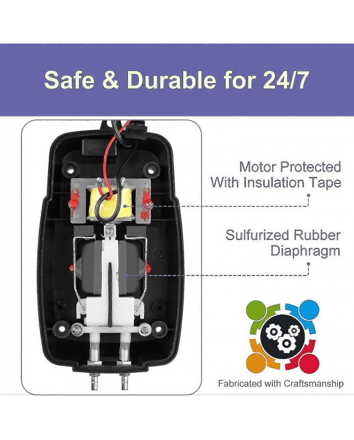 Aérateur d’étang de haute qualité Pompe à air d’étang Koi pour étang Jusqu’à 1000 gallons Dégivreur d’étang Kit [...]