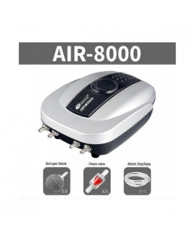 Aérateur d’étang de haute qualité Pompe à air d’étang Koi pour étang Jusqu’à 1000 gallons Dégivreur d’étang Kit [...]