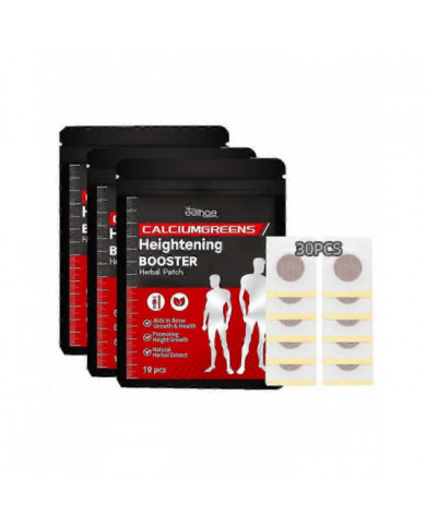 30pcs Autocollants de santé augmentant la hauteur pour les adultes et les autocollants à longue épingle des enfants