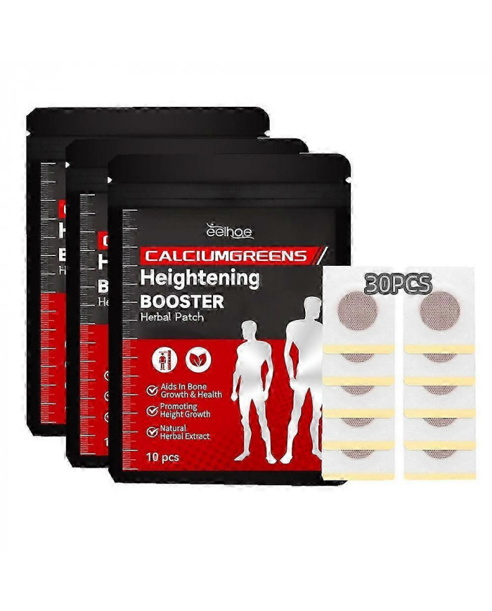 30pcs Autocollants de santé augmentant la hauteur pour les adultes et les autocollants à longue épingle des enfants