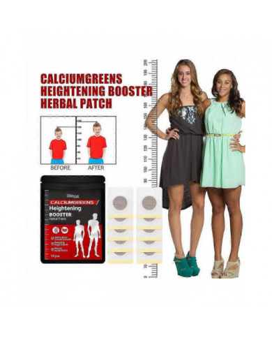 30pcs Autocollants de santé augmentant la hauteur pour les adultes et les autocollants à longue épingle des enfants