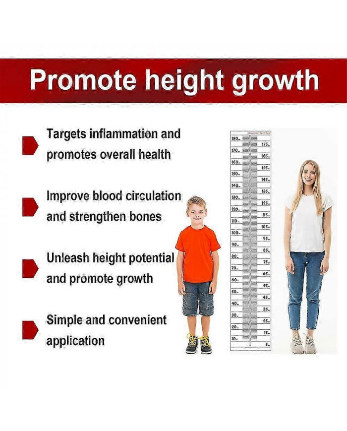 30pcs Autocollants de santé augmentant la hauteur pour les adultes et les autocollants à longue épingle des enfants