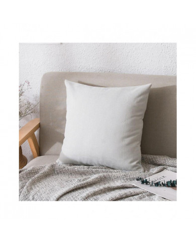 Solid Color Soft Linen Throw Pillow Case Cushion Cover Home Sofa Bed Car Decor Jikaix