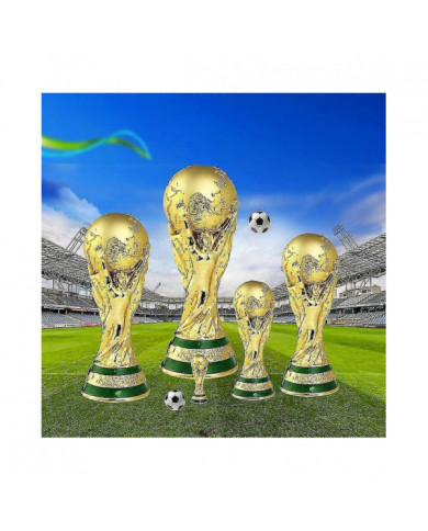 Coupe du Monde Football Trophée Résine Réplique Trophée Modèle Football Fan Cadeau Souvenir