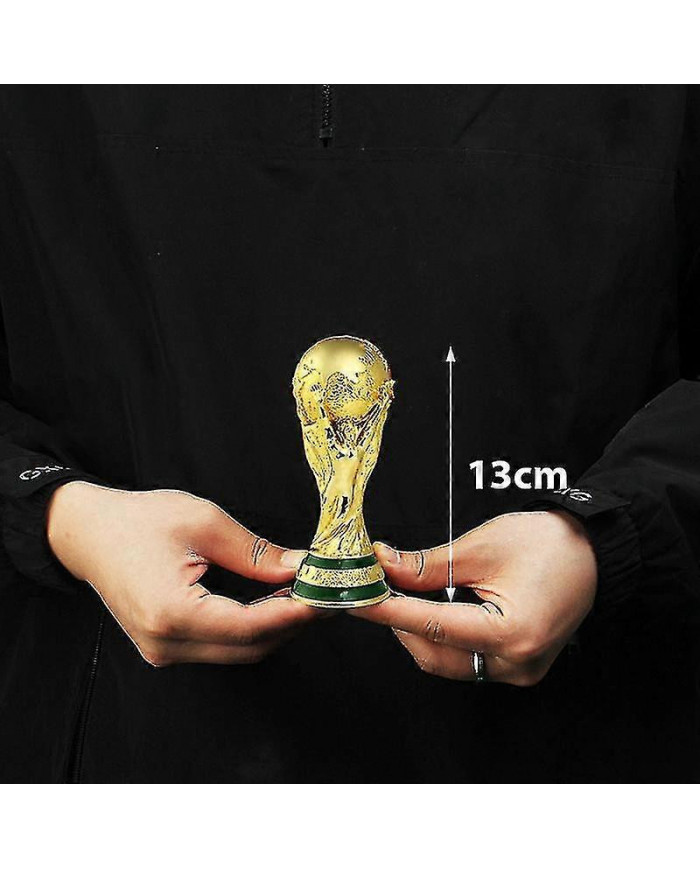 Coupe du Monde Football Trophée Résine Réplique Trophée Modèle Football Fan Cadeau Souvenir
