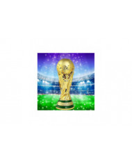 Coupe du Monde Football Trophée Résine Réplique Trophée Modèle Football Fan Cadeau Souvenir