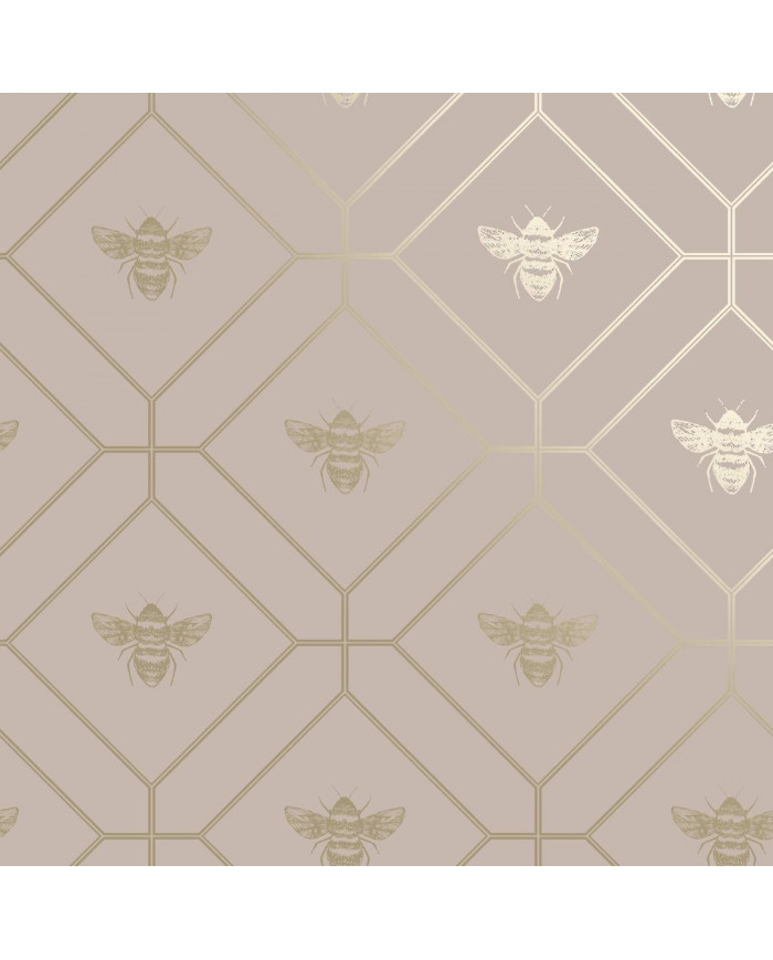 Nid d’abeille Papier peint Holden