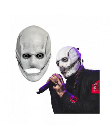 Halloween Party Realistic Props Supplies Slipknot Corey Taylor Mask Dj Cosplay Horror Latex Long/short Masques Cadeaux