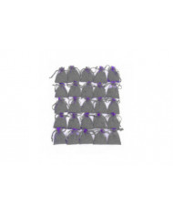Sac de 25 sachets Sachets de lavande séchée Fleur de lavande Sachets de lavande