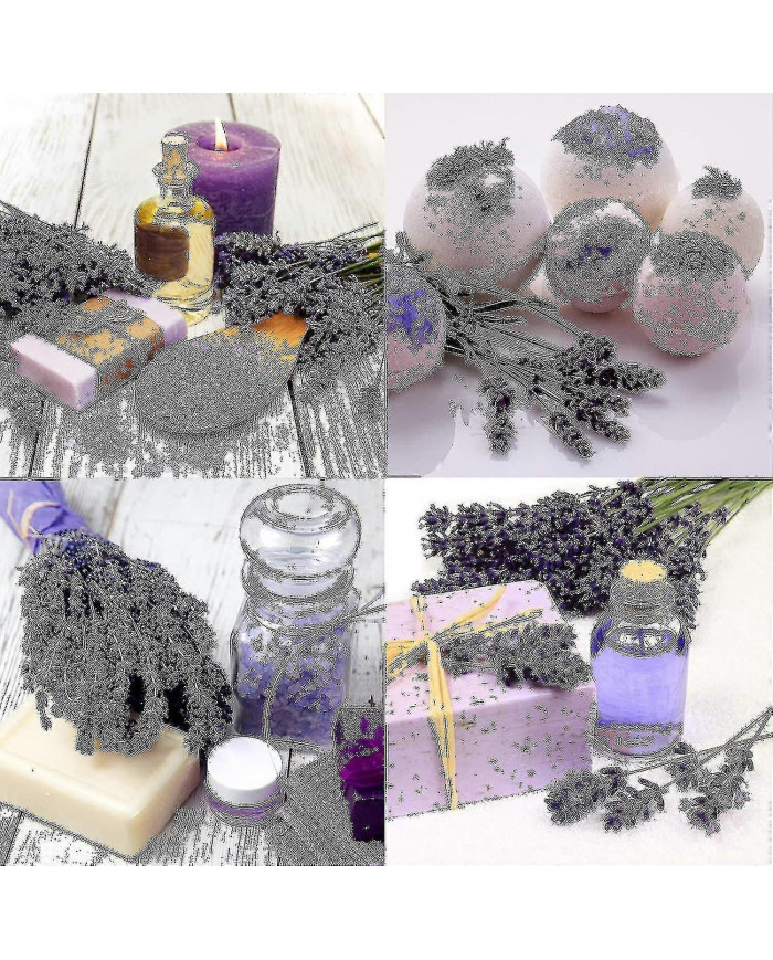 Sac de 25 sachets Sachets de lavande séchée Fleur de lavande Sachets de lavande