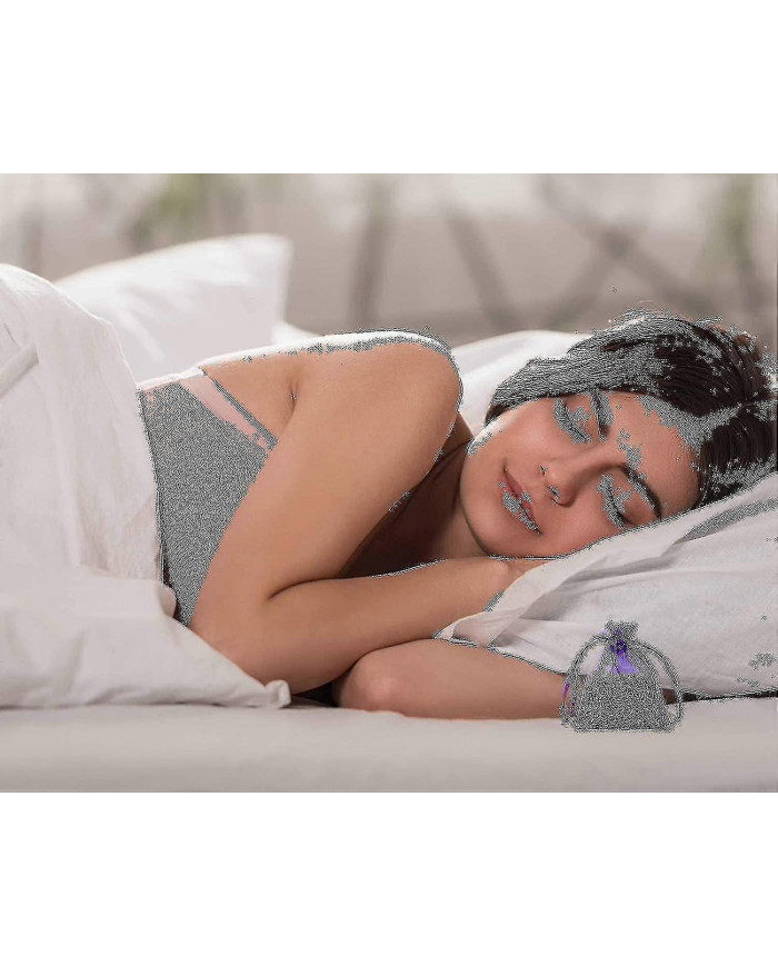 Sac de 25 sachets Sachets de lavande séchée Fleur de lavande Sachets de lavande