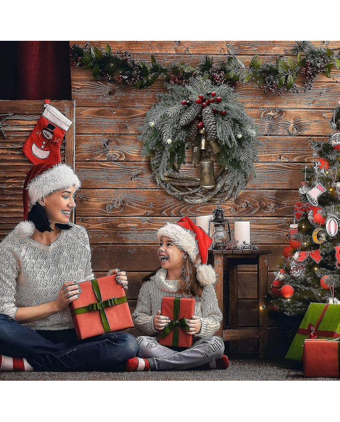 Couronnes de Noël de ferme pour porte d’entrée, couronnes de rotin de 14 pouces pour la décoration de Noël, 2021 [...]