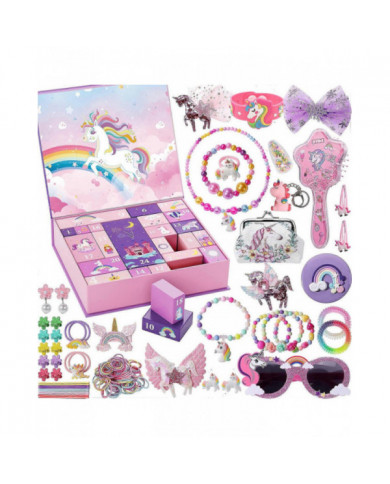 Calendrier de l’Avent 2024, Calendrier de l’Avent de Noël de 24 jours avec cadeaux de licorne, Calendrier du [...]