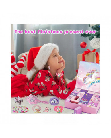 Calendrier de l’Avent 2024, Calendrier de l’Avent de Noël de 24 jours avec cadeaux de licorne, Calendrier du [...]