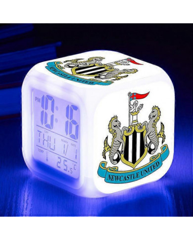 Club de sport Football LED Réveil Horloge numérique lumineuse 7 couleurs Montre Mini enfants Réveil de chevet