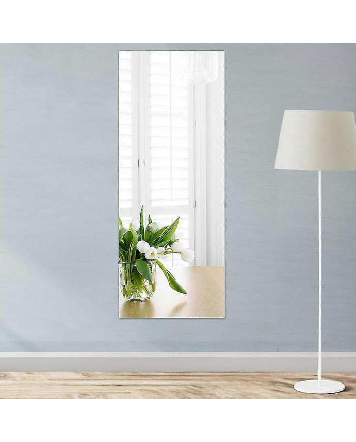 Miroir auto-adhésif 40 x 122cm Miroir adhésif flexible Miroir T