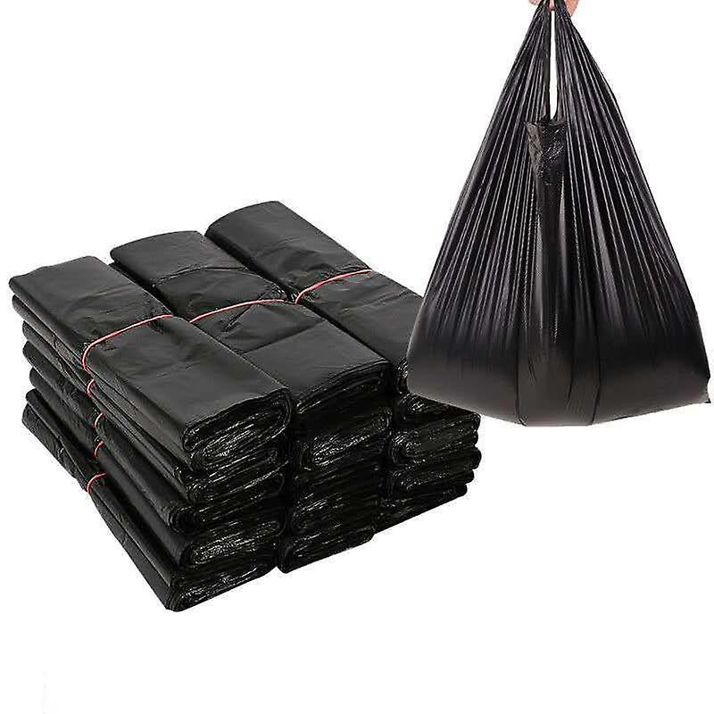 Garbage Bag Household Vest Type Portable Garbage Bag Continuous Roll Garbage Bag Portable Garbage Bag 200 Black