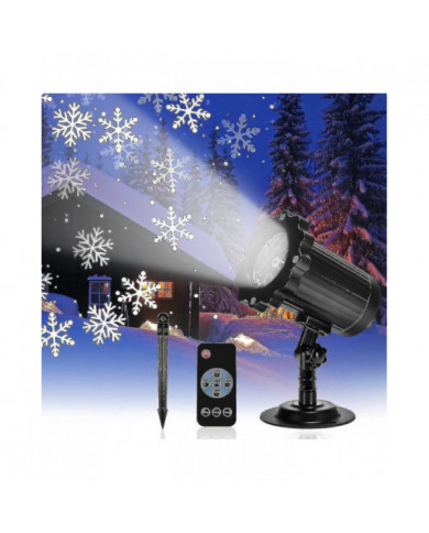 Projecteur LED Lampe de Noël Lumière de chute de neige avec télécommande Ip65 Imperméable à l’eau Extérieur et [...]