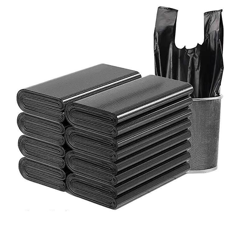 Garbage Bag Household Vest Type Portable Garbage Bag Continuous Roll Garbage Bag Portable Garbage Bag 200 Black