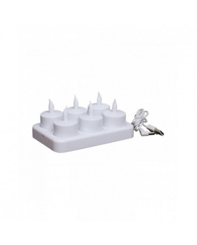 Rechargeable Tea Lights Flameless Candles With Remote LED Candles With Timer Battery Operated Candles For Home [...]