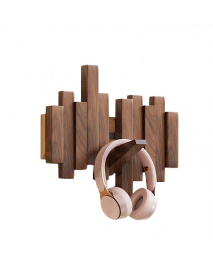 Porte-manteau piano en bois Porte-vêtements mural Porte-vêtements pliant polyvalent Esthétique Décor de pièce