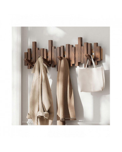 Porte-manteau piano en bois Porte-vêtements mural Porte-vêtements pliant polyvalent Esthétique Décor de pièce