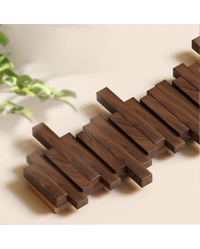 Porte-manteau piano en bois Porte-vêtements mural Porte-vêtements pliant polyvalent Esthétique Décor de pièce